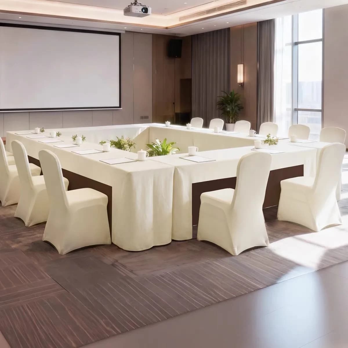 会议桌布·会议室布局，图示 01