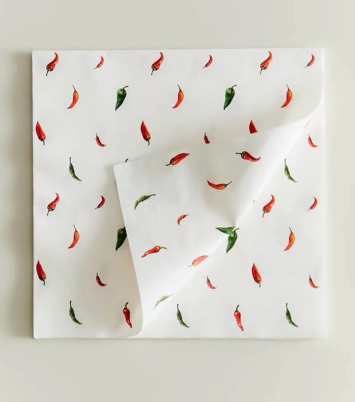 Printed Dinner Napkin, Multicolor Print