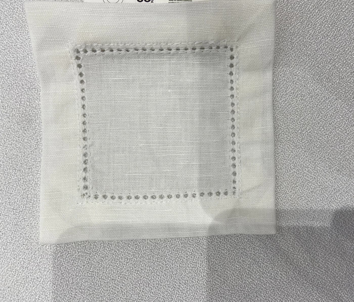 Textured coasters, White