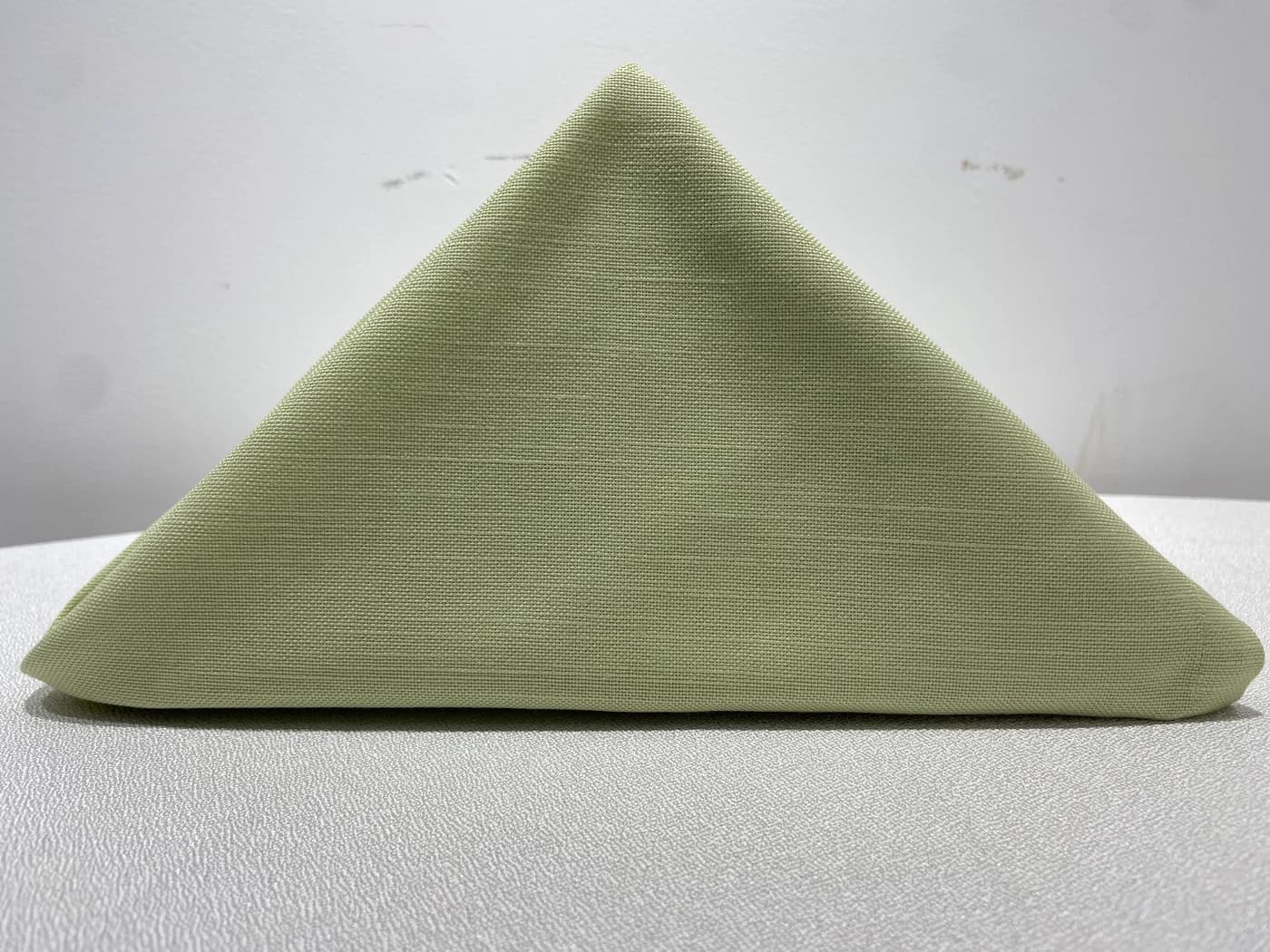 Green slub napkins, Green