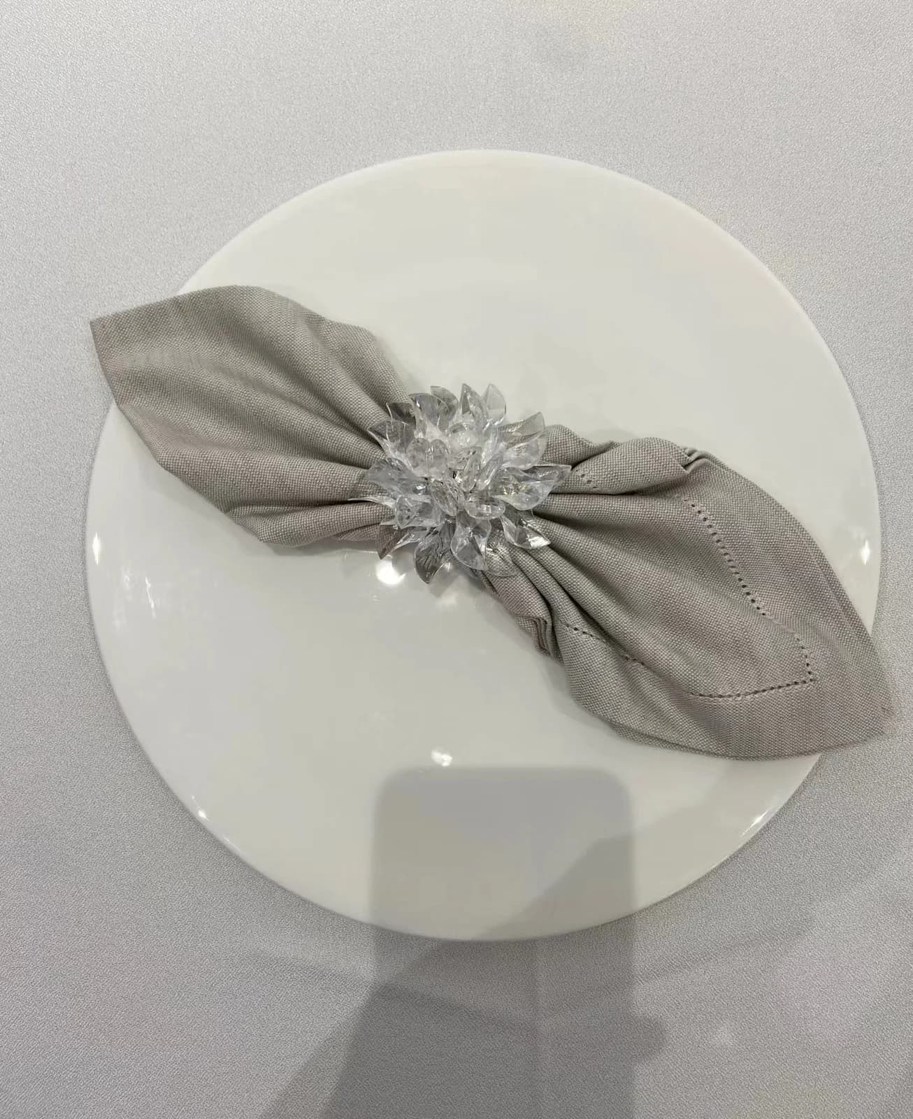 Natural-tone slub napkins, Natural tone