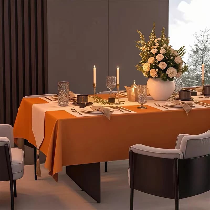 Draped cloth on a high cocktail table