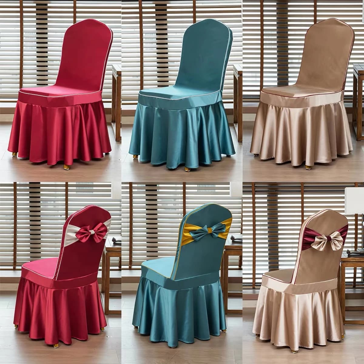 Chair-cover color and design options