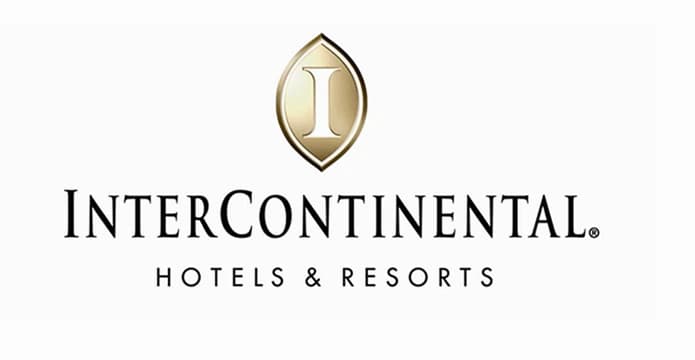 InterContinental Hotels & Resorts brand mark identifying the property below